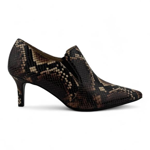 Naturalizer Evan Heels – Brown Snake Print - Picture 6 of 7